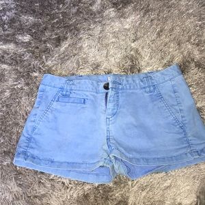Express light blue shorts